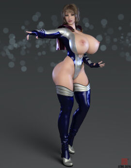 1girls 3d 3d_model 3d_render aesmadaeva37 artist_logo artist_name ass bigger_female bimbo bimbo_body blonde_hair blue_eyes boots breasts breasts_out cape female female_only fingerless_gloves gloves heel_boots hips huge_breasts large_ass large_breasts leotard lipstick makeup massive_breasts mature nipples nipples_outside pink_nails pinup plump_lips pointing simple_background solo solo_female superheroine superheroinecomixxx susan_steel thick thick_thighs thigh_boots thighhighs thighs wide_hips zipper zipper_down