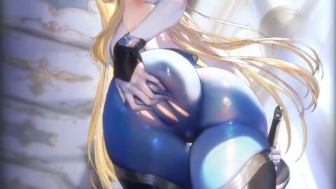 1girls animated anus_peek ass ass_focus blonde_hair bodystocking bodysuit bouncing_ass breasts brown_dust_2 female from_behind gloves grabbing_own_ass huge_ass lower_body no_sound official_animation pussy ripped_clothing skin_tight solo spread_ass tagme thick_ass thick_thighs third-party_edit video wilhelmina_(brown_dust)