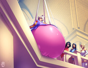 ass ass_expansion ass_focus babe_pig_in_the_city barefoot big_ass big_butt bubble_ass bubble_butt butt_expansion esme_hogget expansion expansion_sequence gigantic_ass gigantic_butt huge_ass huge_bubble_butt huge_butt inflation leggings prison_guard_position prison_school shiraki_meiko skin_tight thick_ass thick_thighs thighs