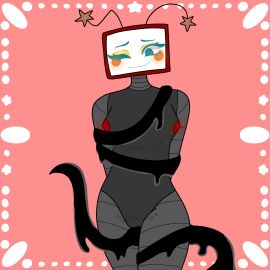 dandy's_world dandys_world female grinding_on_tentacle roblox show-time_vee solo solo_female solo_focus spaceheartz sprout_(dandy's_world) tentacle tentacle_sex twisted_sprout_(dandy's_world) vee_(dandy's_world)