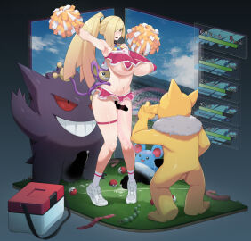 1girls 4boys aipom anal_beads blonde_hair cheerleader coin condom condom_wrapper crop_top female femsub gengar green_eyes haplorhine human hypno hypnosis imminent_sex interspecies long_hair lusamine_(pokemon) male male/female male_pokemon/female_human maledom marill microskirt midriff milf mind_control monkey nipple_pasties nipples pasties pendulum penis pokemon pokemon_(species) pokemon_sm pokephilia pom_poms ponytail primate sex_toy stockholm_syndrome thigh_sex thighs thong tianzhong_zhongtian useless_clothing very_long_hair zoophilia