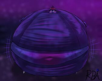 1girls asian asian_female big_belly blue_track_suit blueberry_inflation east_asian east_asian_female female japanese japanese_female kiriko_(overwatch) overwatch overwatch_2 rndmberryartist solo spherical_inflation sunken_head sunken_limbs tagme thick_thighs track_suit wide_hips