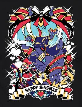 abs asmodeus_(helluva_boss) biceps christmas demon helluva_boss male muscles muscular muscular_arms muscular_male pecs