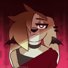 1:1 ambiguous_gender animated anthro bat_wings blinking bodily_fluids canid canine canis choker cum cum_in_hair cum_in_mouth cum_inside cum_on_face cum_on_tongue cumshot digital_media_(artwork) domestic_dog ejaculation fangs femboy genital_fluids glistening_eyelids glowing glowing_eyes hair heart_symbol heart_tail hi_res inviting_cumshot jewelry lagomorph leporid makeup male male_(lore) mammal membrane_(anatomy) membranous_wings necklace open_mouth oral_invitation piercing rabbit sky_(youwannaslap) smile smirk solo spade_tail steam tail tail_motion teeth texts tongue tongue_out wings youwannaslap