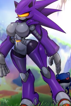 1girls 2d 2d_artwork ai_assisted animal_ears anthro anthro_female armor armored_female artstyle_imitation ashraely_style badnik big_breasts big_hands black_neck black_nose blue-haired_female blue_arms blue_body blue_ears blue_fur blue_hair blue_legs blue_metal blue_skin blue_sky blue_sky_background blurred_background blurry_background breasts breasts_out color colored comission core curvy curvy_body curvy_female curvy_figure detailed_background digital_art digital_drawing digital_media edit edited evil exposed_breasts fanart female female_anthro female_focus female_only furry furry_female genderbent genderswap_(mtf) glass green_hill_zone grey_arms grey_body grey_breasts grey_hands grey_pussy grey_skin hedgehog hi_res high_resolution highres hill hills huehuehue large_breasts logo looking_at_viewer mecha_sonic mecha_sonic_mk._ii mechanic mechanical meme meme_reference metal milf mobian mobian_(species) mobian_hedgehog mobian_robot mountain mountains mouthless mtf_crossgender naked naked_female navel no_mouth nude nude_female orange_eyes pixai plush plushie pointed_ears pussy red_shoes robot robot_girl robot_humanoid robot_joints roller_skates rule_63 sega shoes sky slim_waist small_waist solo solo_female solo_focus sonic_(series) sonic_3 sonic_3_and_knuckles sonic_and_knuckles sonic_the_hedgehog_(series) sonic_the_hedgehog_3 spiky_hair sunlight tagme tall tall_female taller_female thick thick_thighs two-tone_body two-tone_fur vexxion vexxion_ai video_game video_game_character video_games villain villainess visor watermark yellow_eyes