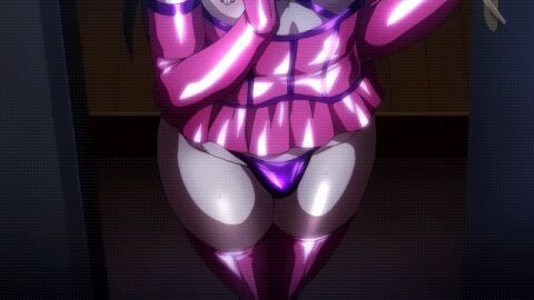 animated ayato_haruno_(netosis) blue_eyes blush blushing brown-haired_male brown_hair crossdressing ear_piercing ear_piercings earrings empty_eyes femboy femboy_focus femboy_only femboysub happy_ending latex latex_panties long-haired_male long_hair male mind_break mind_broken netosis nipple_piercing nipples open_door piercing pink_dress pink_legwear pink_panties pink_sleeves ribbon ribbons slave smile smile_at_viewer smiley_face solo