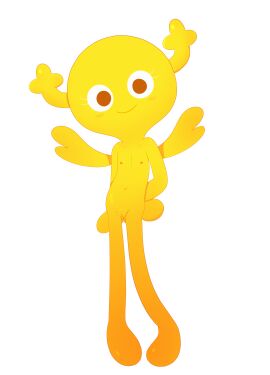 1girls breasts catrash cub female female_cub female_only flat_chest humanoid humanoid_female humanoid_only naked_female no_background penny_fitzgerald small_breasts solo solo_female solo_humanoid the_amazing_world_of_gumball unknown_species yellow_body young young_female young_humanoid