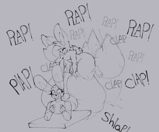 2boys 2d 2d_(artwork) anal anal_sex animatronic anthro anthro_on_anthro anthro_penetrated anthro_penetrating anthro_penetrating_anthro ass balls big_balls big_ears blush blush_lines bubble_ass bubble_butt closed_eyes cock cross-eyed deep_penetration digital_drawing_(artwork) digital_media_(artwork) femboy femboy_on_femboy five_nights_at_freddy's fluffy from_behind from_behind_position fucked_from_behind fucked_silly fur furry furry_only gay gay_anal gay_domination gay_sex girly grey_background half-closed_eyes hips homosexual huge_balls huge_cock hyper_balls hyper_penis lagomorph large_balls large_penis laying_on_table male male/male monochrome on_top onomatopoeia open_mouth penetration penile penile_penetration penis plap robot sketch small_tail sound_effects tail thick_ass thick_thighs thighs toy_bonnie_(fnaf) wide_hips zan_(zantanerz) zanny_(character) zantanerz_(artist)