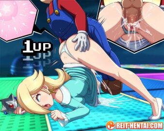 1boy 1girls 2021 ahe_gao ass balls blonde_hair blue_eyes boy_on_top clothes clothes_lift crown cum cum_in_pussy cum_inside cum_leaking cum_overflow dominant_male dress dress_lift earrings female female_penetrated fertilization hair_over_one_eye hairless_balls hairless_pussy high_heels huge_ass impregnation jack-o_pose long_hair male man_on_top mario mario_(series) mario_kart multiple_images nail_polish night nintendo open_mouth ovum panties panties_aside penis pleasure_face pleasured princess_rosalina purple_nails pussy rainbow_road reit sex shiny_skin spread_legs star_earrings straight uncensored underwear unseen_male_face vaginal_penetration watermark white_panties white_underwear