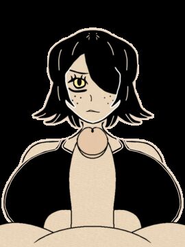 1boy 1girls 3:4 about_to_blow about_to_do_blowjob animated animated_gif balls beat_banger big_balls big_boobs big_breasts big_penis big_testicles big_tits black-haired_female black_hair black_pupils breasts cs3kv2 erect_penis erection female gif huge_boobs huge_breasts huge_tits imminent_blowjob imminent_fellatio imminent_oral julia_(the_coffin_of_andy_and_leyley) male male/female male_pov penis pov pov_eye_contact pov_male straight testicles the_coffin_of_andy_and_leyley transparent_background vertical_video yellow_eyes