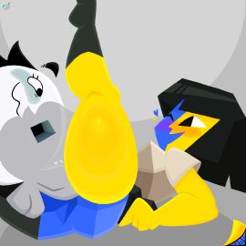 1futa 1girls 4_fingers ambiguous_penetration anklehighs anthro ass balls big_ass big_butt black_bottomwear black_clothing black_eyebrows black_eyes black_hair black_skirt black_socks blue_body blue_butt blue_face blue_heart blue_legs blue_skin blush bottomwear breasts clothed clothing collared_shirt crew_socks digital_creature duo ena ena_(joel_g) ena_(series) erection eyebrows eyelashes female female_penetrated fingers footwear futa/female futa_on_female futa_penetrating futa_penetrating_female futanari genitals grey_balls grey_blush grey_body grey_penis hair heart_symbol hi_res highlights_(coloring) hole_(anatomy) humanoid humanoid_genitalia humanoid_penetrated humanoid_penis intersex intersex/female intersex_penetrating intersex_penetrating_female jjoyplus joel_g legwear living_moon looking_pleasured moony_(joel_g) multicolored_body multicolored_face multicolored_skin no_underwear nude on_back one_eye_closed one_leg_up open_mouth open_smile penetration penile penile_penetration penis raised_leg sex skindentation skirt smile socks sphere_creature tan_clothing tan_shirt tan_topwear thick_thighs thigh_highs thigh_socks topwear two-tone_body two-tone_face two-tone_skin wavy_mouth white_body wide_hipped_female wide_hipped_humanoid wide_hips wink yellow_body yellow_butt yellow_face yellow_heart yellow_legs yellow_skin