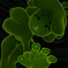 3d areola areolae arms ass big_breasts big_nipples big_thighs blender blender_(artwork) blender_(software) breasts chest fat_ass fat_thighs female grabbing_viewer green grey head knees knees_together leg legs looking_at_viewer looking_down looking_down_at_viewer midwesternw roblox self_upload slime slime_girl slymee slymee_(scycneit) slymee_(skikiyoku_24) teeth thighs turning twisting white white_teeth