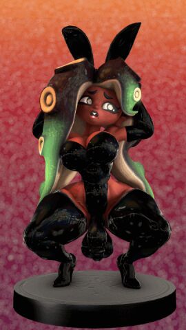 1futa 3d animated asmodeusthesexlord ass big_ass big_breasts black_body breasts bulge bunnysuit dark-skinned_futa dark_skin elbow_gloves futa_only futanari gloves intersex latex latex_gloves marina_(splatoon) marina_(wo262) octoling sex source_filmmaker splatoon squatting thick_thighs wide_hips wo262_(3d_model_style)