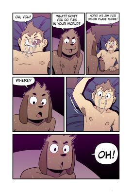 2024 anal anal_sex anthro anthro_penetrated armpit_fetish armpit_hair ass blush bodily_fluids body_hair brown_body brown_fur brown_hair canid canine canis comic cum cum_on_face dialogue domestic_dog english_text erection fur genital_fluids genitals hair hi_res human human_on_anthro human_penetrating human_penetrating_anthro interspecies male male/male male_penetrated male_penetrating male_penetrating_male mammal nipples nude open_mouth open_smile penetration penile penile_penetration penis penis_in_ass roy_(t0l0k) sex smile sweat t0l0k text tongue tongue_out