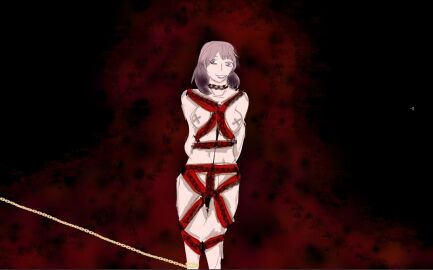 bondage breasts chained_up chains chuuoku collar drugs female female_only fetish fetish_wear freak freaky honobono hypnosis_mic kinky master pussy rope_between_breasts rope_between_pussy rope_bondage submissive submissive_and_breedable submissive_female yuri
