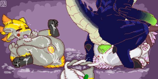 2024 2:1 animated anthro avali big_belly blocked_egg bodily_fluids brachydios breath brute_wyvern byrnhildr capcom cum cum_covered cum_from_pussy cum_in_pussy cum_inside egg egg_laying female from_front_position fucked_silly furry genital_fluids gif group group_birth group_sex kaali knot knot_fucking knotting kuno_(kunoavali) long_playtime male male/female mating_press messy monster_hunter orgasm pawpads penetration penile penile_penetration penis penis_in_pussy pregnant pregnant_anthro pregnant_female pussy sex sex_during_egg_laying threesome vaginal_fluids vaginal_knotting vaginal_penetration vibur