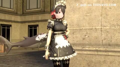 2girls ass_on_face belle_(zenless_zone_zero) ellen_joe facefart facesitting fart shark_tail tagme video zenless_zone_zero