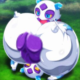 1boy 1girls ahegao alternate_version_available animated areolae big_breasts big_penis blush breasts censored_penis female froslass gigantic_breasts gigantic_penis heldron_(artist) huge_breasts huge_cock hyper_breasts hyper_penis live2d male nintendo paizuri penis pinned_down pokemon pokemon_dppt sweat tagme titjob tongue tongue_out topless