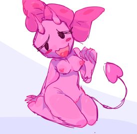 aged_up anthro female forsaken_(roblox) naked pr3tty_princess solo