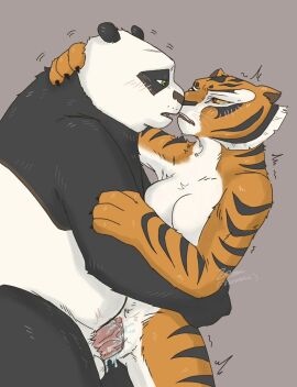 2024 4_fingers anthro anthro_on_anthro anthro_penetrated anthro_penetrating anthro_penetrating_anthro balls bear black_body black_fur black_nose black_stripes blush bodily_fluids breasts cum cum_in_pussy cum_inside dreamworks duo eye_contact fangs felid female female_penetrated fingers fur genital_fluids genitals giant_panda hi_res humanoid_hands interspecies kung_fu_panda looking_at_another male male/female male_penetrating male_penetrating_anthro male_penetrating_female mammal master_po_ping master_tigress multicolored_body multicolored_fur nude nude_anthro nude_female nude_male orange_body orange_fur pantherine penetration penile penile_penetration penis penis_in_pussy pussy romantic romantic_couple romantic_sex sex signature striped_body striped_fur stripes teeth tiger two-tone_body two-tone_fur vaginal_fluids vaginal_penetration white_body white_fur zzommie