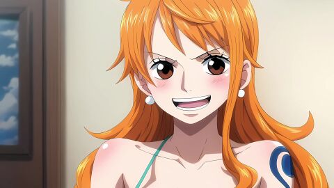 animated full_nelson nami_(one_piece) shocked tagme ugly_bastard video waifuperfection