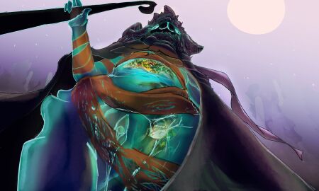 absurd_res ambiguous_gender anal anal_vore anthro avian bird blue_body bovid caprine chicken cloak clothing cuttlescuttle digital_media_(artwork) extreme_size_difference female feral full_tour galliform genitals ghost group hi_res internal looking_at_viewer low-angle_view mammal peafowl phasianid safe_vore sheep size_difference spirit staff translucent translucent_body unwilling_prey vore vulva