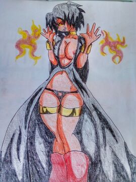 1girls 2019 areola areola_slip areolae ass ass_visible_through_thighs belly belly_button big_boobies big_breasts big_titties black_panties black_thong black_thong_panties boobs_bigger_than_head boobs_out boots breasts breasts_bigger_than_head breasts_out breasts_outside chaos choker choker_collar choker_only cleavage cloak cloak_only curvaceous curvaceous_ass curvaceous_body curvaceous_female curvaceous_figure curvaceous_hips curvaceous_thighs curvy curvy_body curvy_female curvy_figure curvy_hips curvy_thighs dark-skinned_female dark_cloak dark_skin deity doodle female female_focus female_only fire fire_bending flame flames goddess gold_armwear gold_choker gold_wristwear hands_up legwear legwear_only lucky-jj lust lustful_gaze messy_hair navel nip_slip nipple_slip nipples original original_character palms red-eyed_female red_eyes red_legwear round_boobs round_breasts round_tits sharp_teeth shiny shiny_ass shiny_body shiny_breasts shiny_clothes shiny_hair shiny_skin shiny_thighhighs shiny_thighs short_hair skimpy skimpy_clothes skimpy_underwear solo solo_female solo_focus spiky_hair tagme thick thick_ass thick_body thick_boobs thick_breasts thick_butt thick_hips thick_legs thick_thighs thick_tits thigh_gap thigh_highs thighhighs thighs thong thong_only tits_bigger_than_head tits_out traditional_art traditional_drawing_(artwork) traditional_media traditional_media_(artwork) voluptuous voluptuous_female yellow_sclera