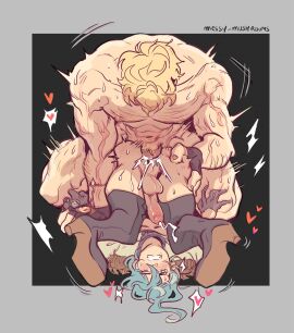 2boys anal anal_penetration anal_sex ass cum cum_in_ass cum_inside edmond_(nu:_carnival) gay male male/male male_only mating_press nu:_carnival quincy_(nu:_carnival) size_difference tagme