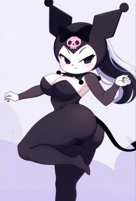 1girls ai ai_generated ai_generated_background big_booty big_breasts big_butt breasts feline female grok hello_kitty_(series) hips huge_breasts kuromi large_breasts naked naked_female nipples nude nude_female sanrio seductive seductive_look seductive_smile tagme thick_hips thick_thighs thighs thinfal titties video