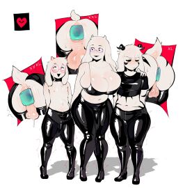 anal anal_insertion anal_plug anthro anthro_only anus asriel_dreemurr asriel_dreemurr_(god_form) ass asshole back_view balls big_ass big_breasts big_butt black_sclera bovid breasts bulge caprine crop_top deltarune female femboy feminine_body feminine_male floppy_ears fur futanari glasses goat horns insertion intersex kinkykong konni latex long_ears male male_penetrated mammal mature_anthro mature_female milf mother_and_son plug plug_(sex_toy) plug_insertion ralsei ralsei_with_white_fur shirtless shirtless_male striped_body striped_fur stripes tail testicles tight_clothing toriel undertale undertale_(series) white_body white_fur younger_anthro