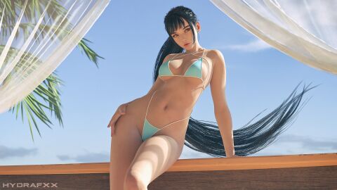 3d bikini eve_(stellar_blade) female female_torso hydrafxx long_hair only_female solo solo_female stellar_blade tagme