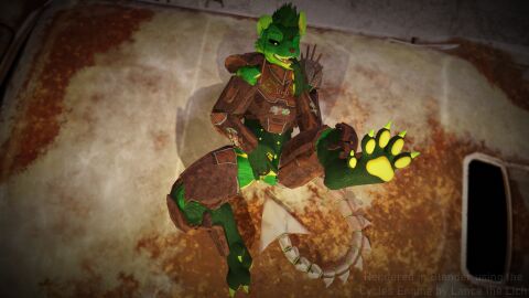 anthro armor blender_(artwork) blender_cycles bone_tail canid canine canis claws clothing cuntboy curling_toes digital_media_(artwork) fallout feet fingering foot_fetish foot_focus foot_play fur genitals green_body green_fur gun hairy_pussy hi_res intersex lance_barrowpaw lance_the_lich lich male mammal microsoft pawpads paws post-apocalyptic pubes pussy raider_(fallout) ranged_weapon skeletal_tail solo solo_focus spread_toes tail toe_claws toes undead weapon wolf