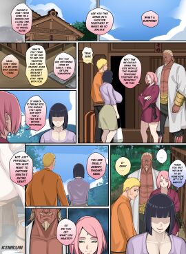 2024 2boys 2girls boruto:_naruto_next_generations cheating cheating_wife comic comic_page dialogue english_text female haruno_sakura hi_res high_resolution highres hyuuga_hinata kimkun0162 male married_female multiple_boys multiple_females multiple_girls multiple_males naruto naruto_(series) netorare ntr raikage sakura_haruno talking text uchiha_sakura uzumaki_hinata uzumaki_naruto
