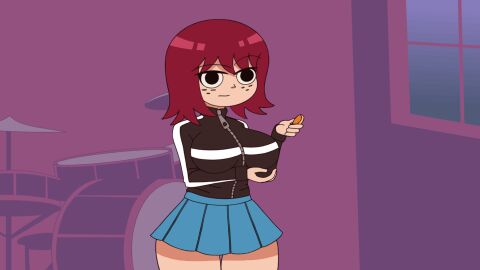 1boy 1girls ahe_gao anal animated anus ass ass_focus back_view between_buttocks big_ass black_eyes blush closed_eyes clothed coin cum cum_in_ass cum_inside cum_on_ass cum_on_hair drooling female freckles freckles_on_ass freckles_on_face holding_object jacket kim_pine looking_back male money oatmealpecheneg partially_clothed red_hair scott_pilgrim scott_w_pilgrim short_hair skirt skirt_pull standing_doggy_style stripped tongue tongue_out twerking