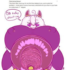 anthro ask_blog big_breasts big_penis breasts canid canine canis clothing desbjust domestic_dog ear_piercing eyewear first_person_view fur futanari gaping gaping_urethra genital_piercing genitals glasses huge_breasts huge_cock husky hyper hyper_breasts hyper_genitalia hyper_penis intersex lips looking_at_viewer mammal nipple_outline nipple_piercing nipples nordic_sled_dog penis penis_piercing piercing pov_penis_closeup purple_clothing question rika_(desbjust) smile solo speech_bubble spitz thick_bottom_lip urethra white_body white_fur