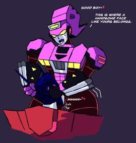 couple cunnilingus curvy dialogue dilf dominant_female elita-1 elita-one female holding_head male married_couple mechanical metallic_body milf older_female optimus_prime oral robot robot_girl shiny small_dom_big_sub straight submissive_male thick_thighs thighs transformers voluptuous