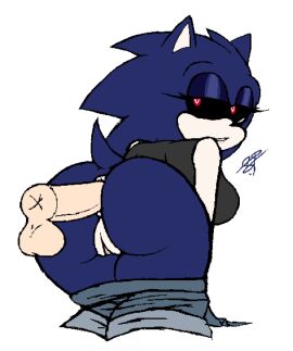 color digital_art iris_(tastefulanatomy) sonic.exe sonic.exe_(series) sonic_(series) tastefulanatomy