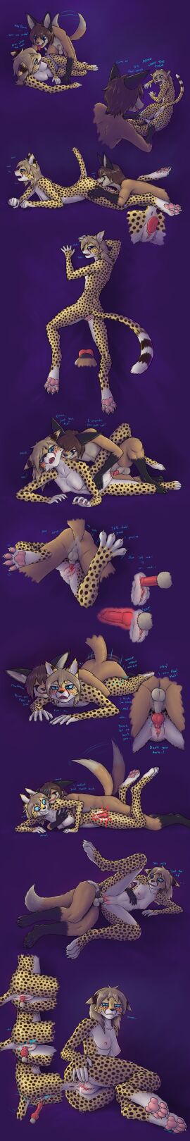 5_fingers absurd_res after_oral after_sex animal_genitalia animal_penis anthro anthro_on_anthro anthro_penetrated anthro_penetrating anthro_penetrating_anthro anus arvo_soborov ass backsack balls barefoot biped bite blanford's_fox blonde_hair blue_eyes blush bodily_fluids bottomwear breasts breathing_noises brown_hair canid canine canine_genitalia canine_penis cervix cheetah claws clitoral_hood clitoris close-up closed_eyes clothed clothing clothing_pull comic countershade_arms countershade_butt countershade_face countershade_feet countershade_fur countershade_legs countershade_neck countershade_tail countershade_torso countershading cross_section cum cum_inside cum_pool cunnilingus dawn_(dawnlux) dawnlux deep_penetration dialogue digital_media_(artwork) dipstick_ears dipstick_tail disembodied_penis dripping drooling duo ear_markings ejaculation emanata english_text erection explicitly_stated_nonconsent facial_markings fangs feet felid feline female female_penetrated fingers first_person_view flailing fox from_behind_position fur genital_fluids genitals gloves_(marking) hair hand_on_butt hand_on_hip hand_on_leg hand_on_own_butt head_markings hi_res holding_leg humanoid_genitalia humanoid_vulva humping imminent_cum_inside imminent_knotting imminent_orgasm imminent_sex internal interspecies knot knot_in_sheath knot_root knot_swelling knotted_penis knotting leaking_cum leg_markings licking long_image looking_at_viewer lying male male/female male_penetrating male_penetrating_female male_pov mammal markings mostly_nude multicolored_body multicolored_ears multicolored_fur neck_bite nipples nude on_front on_side open_mouth oral orange_body orange_fur orgasm panties panties_down panties_only panty_pull partially_clothed pawpads paws penetration penile penile_penetration penis penis_in_vagina penis_peek perineum precum precum_bead precum_drip precum_in_pussy precum_on_leg precum_on_penis precum_on_pussy profanity pushing_away pushing_cum_out questionable_consent raised_leg saliva scruff_bite sex shallow_penetration sheath simple_background smile socks_(marking) solo_focus sound_effects spots spotted_body spotted_fur spread_legs spread_vulva spreading squirting_precum struggling stuck_genitals stuck_knot stuck_penis stuck_together sudden_penetration tail tail_markings tail_motion tailwag tall_image tear_(marking) teeth text throb throbbing throbbing_penis toe_claws toes tongue tongue_out topless true_fox tuft underwear underwear_down underwear_only underwear_pull unknotting unwanted_cum_inside unwanted_ejaculation unwanted_knotting vaginal_fluids vaginal_knotting vaginal_penetration vulva white_body white_fur yellow_body yellow_fur