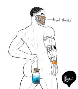 ass big_ass big_butt fortnite fortnite:_battle_royale gay hyzali killian_(fortnite) male male_focus male_only no_visible_genitalia solo solo_male tease teasing