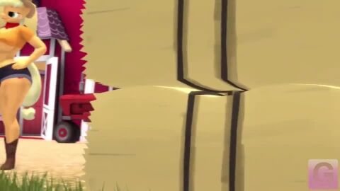 age_difference anthro anthro_on_anthro anthro_penetrated anthro_penetrating anthro_penetrating_anthro applejack_(mlp) equid equine friendship_is_magic gorilka hasbro horse my_little_pony mythology scoped_(thescopedyoshi) tagme video