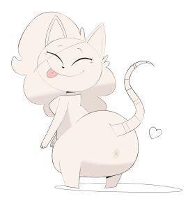 2022 4_fingers >p absurd_res anthro anus ass barefoot big_ass big_butt biped black_eyebrows black_nose bottom_heavy breasts closed_eyes colored digital_drawing_(artwork) digital_media_(artwork) elisa_(maddeku) eye_through_hair eyebrow_through_hair eyebrows eyelashes eyelashes_through_hair fancy_rat featureless_breasts feet female female_anthro fingers fluffy fluffy_hair full-length_portrait fur grey_anus grey_body grey_ears grey_fur grey_hair grey_inner_ear grey_tail hair head_turned heart_symbol hi_res long_hair looking_at_viewer looking_back looking_back_at_viewer maddeku mammal medium_breasts monobutt murid murine nude nude_anthro nude_female overweight overweight_anthro overweight_female pigeon_toed pink_tongue portrait prick_ears rat rat_tail rear_view retro rodent shaded simple_background smile solo standing style_emulation tail three-quarter_view tongue tongue_out translucent translucent_hair white_background white_heart wide_hipped_anthro wide_hipped_female wide_hips x_anus