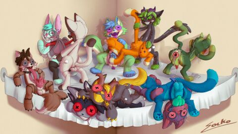 16:9 ambiguous_gender anal anal_sex animal_genitalia animal_penis animate_inanimate anthro anus ass balls bat blush blush_lines bodily_fluids breasts button_(fastener) button_eyes corrupt_fluffshie cum cum_in_ass cum_inside cumshot digital_media_(artwork) doll ejaculation erection felid feline feline_genitalia feline_penis fellatio female female_penetrated fluffshie fur genital_fluids genitals group group_nudity group_sex hammock hi_res horn knot knotted_penis latex living_plushie long_tongue male male/female male/male male_penetrated male_penetrating male_penetrating_female male_penetrating_male mammal membrane_(anatomy) membranous_wings multi_knot nude open_mouth oral oral_penetration orgasm orgy penetration penile penile_penetration penile_spines penis plushie plushophilia pussy sex shaking shivering simple_background smile sockodrawing sucking tail tongue widescreen wings zipper zipper_mouth