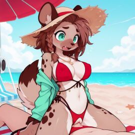 ai_generated animated anthro bottomless bouncing_on_cock bouncing_on_penis clitoral_hood clitoris furry hyena hyena_girl kraakai riding_cock riding_penis tagme uncensored video