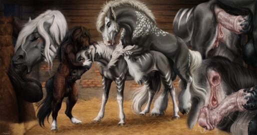 anal anal_sex animal_genitalia animal_penis animal_pussy anthro anthro_on_feral anthro_penetrating anthro_penetrating_feral anus ass balls breasts brown_body brown_fur crotchboobs equid equine equine_genitalia equine_penis equine_pussy erection fellatio female female_penetrated feral feral_on_feral feral_penetrated feral_penetrating feral_penetrating_feral flared_penis from_behind_position fur ganachethehorse gaping gaping_anus genitals grey_body grey_fur group group_sex hay hi_res hooves horse inside intraspecies male male/female male_on_feral male_penetrating male_penetrating_female mammal medial_ring mounting oral oral_penetration penetration penile penis pussy quadruped scarlanya sex signature snout stable tail threesome trio unguligrade vhaari zeus_(speckleforyou) zoophilia