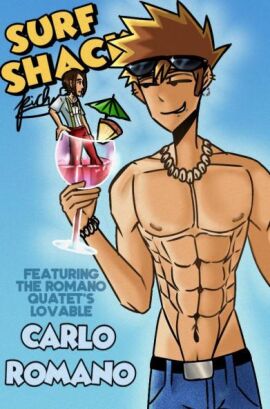 2boys carlo_romano_(papa_louie) chuck_(papa_louie) clothing flipline flipline_studios jeans male male_only muscular muscular_male necklace no_visible_genitalia papa_louie shirtless shirtless_male skinny solo_male sunglasses_on_head video_game video_games