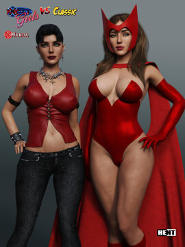 2girls 3d ass avengers big_ass big_breasts big_thighs bottom_heavy breasts busty character_variants curvy female female_focus female_only hent hourglass_figure huge_ass huge_breasts human human_only large_ass large_breasts legs light-skinned_female light_skin marvel marvel_comics mature mature_female mutant_(marvel) scarlet_witch scarlet_witch_(evolution) slim_waist sorceress superheroine thick thick_hips thick_legs thick_thighs thighs top_heavy voluptuous waist wanda_maximoff wide_hips wide_thighs witch x-men x-men_evolution