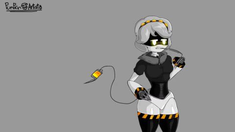 murder_drones showing_breasts sound tagme v_(murder_drones) video