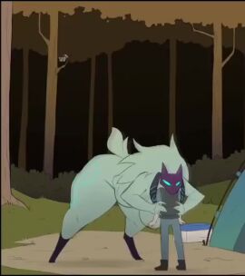 1boy 1girls 2d 2d_animation animated anthro anthro_female burping chubby chubby_anthro chubby_female female female_pred furry furry_female furry_pred human human_male human_prey kindred lamb_(league_of_legends) league_of_legends male_prey oral_vore post_vore rapid_digestion scaliecrocs sound sound_edit tagme video vore