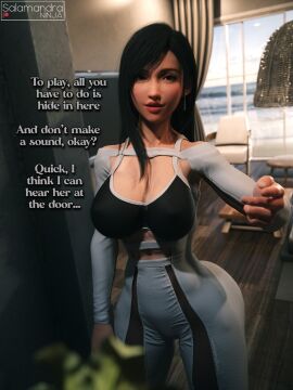 1boy 1girls 3d ass big_ass big_breasts black_hair blonde_hair bottom_heavy breasts bust busty chest cloud_strife curvaceous curvy curvy_figure dark_hair digital_media_(artwork) female female_focus final_fantasy final_fantasy_vii final_fantasy_vii_remake futanari hips hourglass_figure huge_ass huge_breasts human intersex large_ass large_breasts legs light-skinned_female light-skinned_male light_skin male male/female mature mature_female salamandraninja slim_waist square_enix straight thick thick_hips thick_legs thick_thighs thighs tifa_lockhart top_heavy voluptuous voluptuous_female waist wide_hips