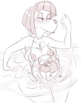 1boy 1girls 2024 age_difference anthro anthro_on_anthro areola areolae arms_bent big_areola big_areolae big_breasts big_eyes big_head big_mouth_(anatomy) big_nipples big_snout biped blush bob_cut bodily_fluids breast_play breasts brown_and_white canid canine canis cellphone clenched_teeth clothed clothed_anthro clothed_female clothing cum cumshot curved_eyebrows dark_hair dark_nose digital_drawing_(artwork) digital_media_(artwork) domestic_cat domestic_dog duo eddie_puss ejaculation electronics eyebrows eyelids fangs felid feline felis female fingers full-face_blush genital_fluids glistening glistening_eyelids glistening_hair hair half-closed_eyes heavy_blush holding_cellphone holding_object holding_phone humanoid_hands ineffective_clothing interspecies larger_female legs_together looking_at_cellphone looking_at_object looking_at_phone looking_pleasured male male/female mammal markings monochrome mouth_closed narrowed_eyes nipples obscured_titfuck older_female older_on_younger one-piece_swimsuit orgasm orgasm_face paizuri partially_submerged phone prick_ears puffy_areola puffy_areolae sex short_hair size_difference smaller_male snout straight straight_sex sweat swimwear teeth terrible_the_drawfag the_complex_adventures_of_eddie_puss thick_thighs thin_eyebrows three-quarter_view titfuck titjob water webcomic whisker_markings young young_anthro young_male younger_male